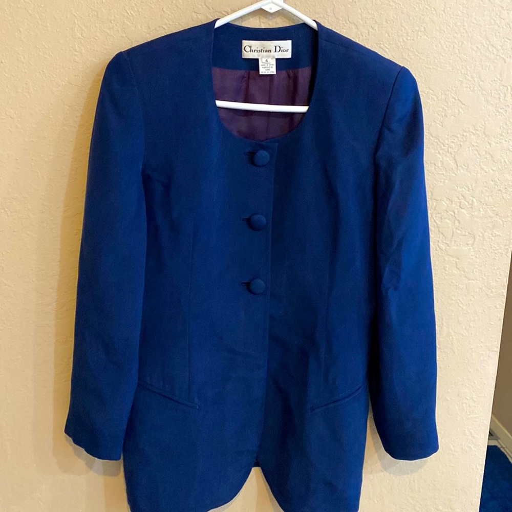 Christian Dior Blue Blazer
